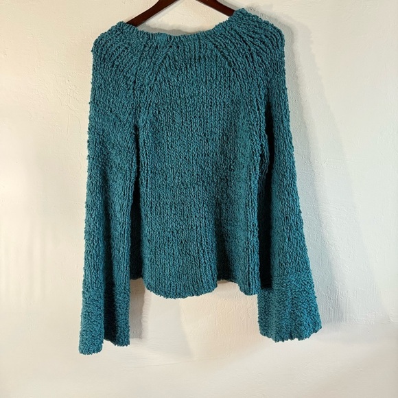 Free People Sand Dunes Pullover Sweater Green Size Large - Picture 6 of 10
